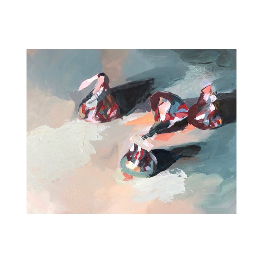 STUDIO SALE!⬇️ Kisses Original Acrylic Painting
